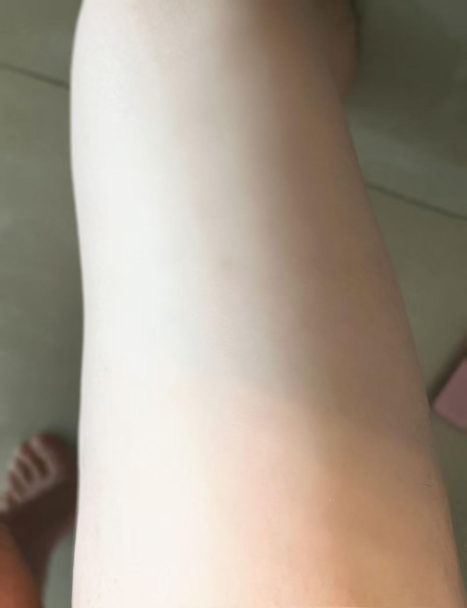 My legs are silky now
