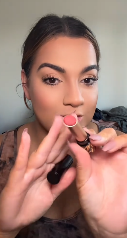Love this lip balm! The color changes depending on your lips, so pretty!