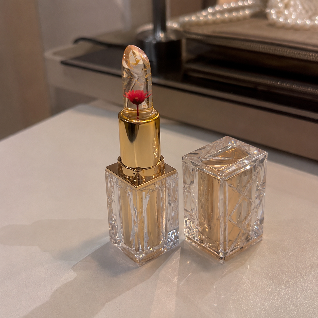 It gives a light natural color, great for a no-makeup look.
