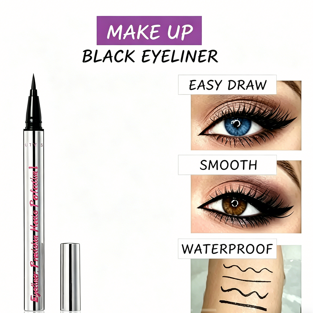 BEAUTY SIGN Long‑Lasting Eyeliner | Lightweight, smudge‑proof & waterproof. Vegan, cruelty‑free, easy‑glide texture for all‑day eye definition