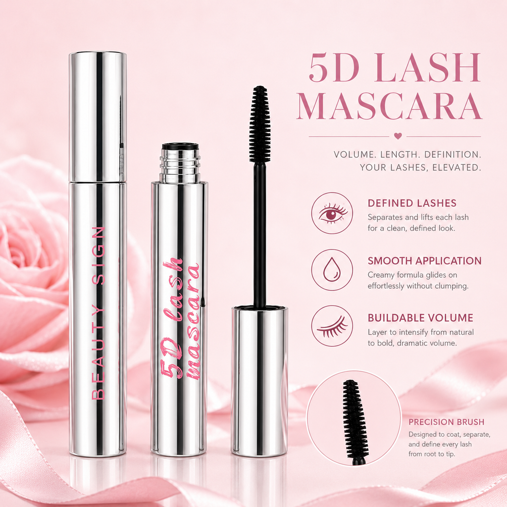 BEAUTY SIGN VOLUME AND CURL 5D MASCARA