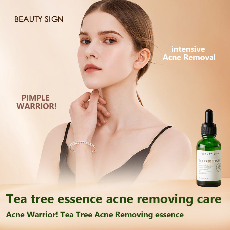 [FDA] [UK MADE] BEAUTY SIGN Anti Ageing Anti Mark & Blemish TEA TREE SERUM 30ml FOR SKIN REPAIR - SKINCARE