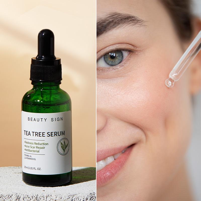 [FDA] [UK MADE] BEAUTY SIGN Anti Ageing Anti Mark & Blemish TEA TREE SERUM 30ml FOR SKIN REPAIR - SKINCARE
