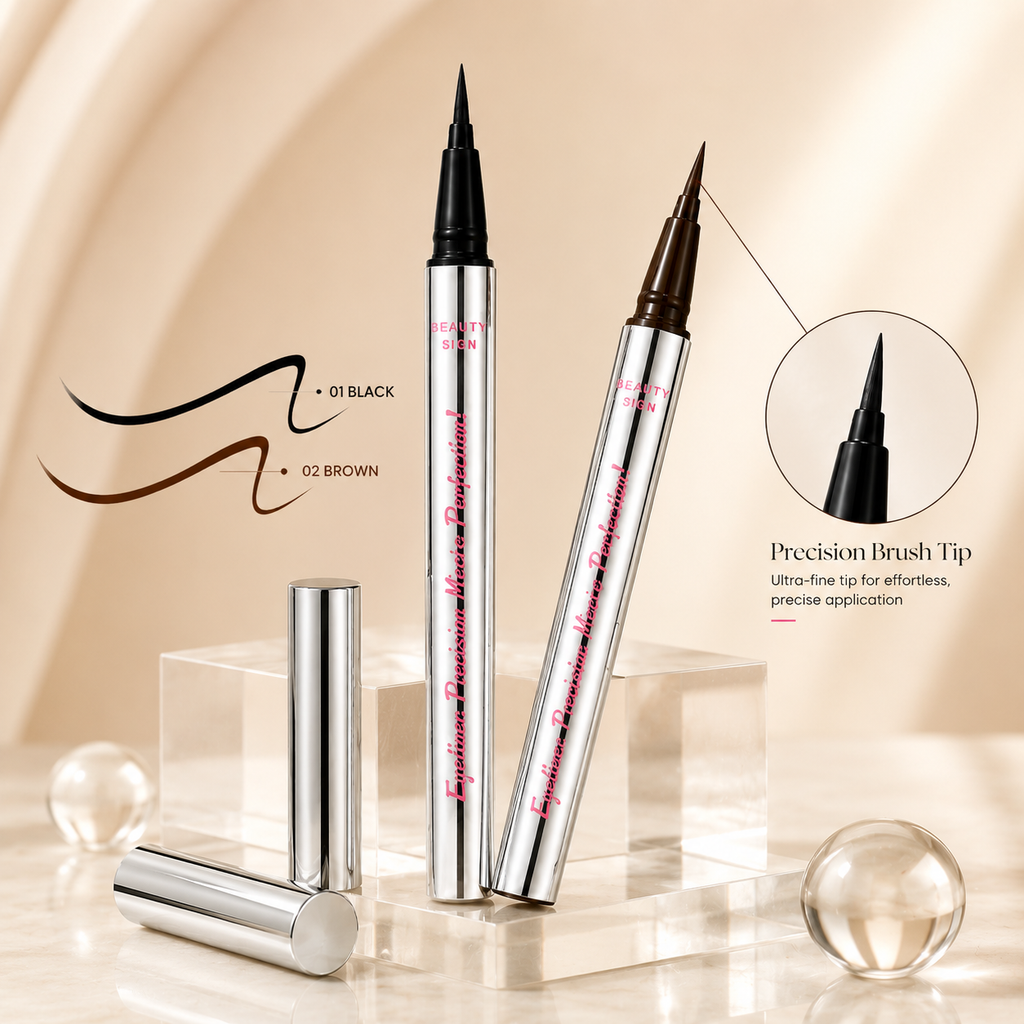 BEAUTY SIGN Long‑Lasting Eyeliner | Lightweight, smudge‑proof & waterproof. Vegan, cruelty‑free, easy‑glide texture for all‑day eye definition