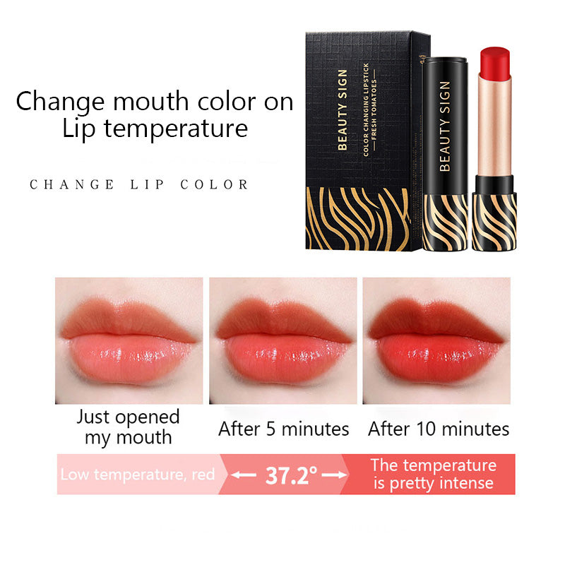 BEAUTY SIGN WATER PROOF COLOR CHANGING LIPSTICK