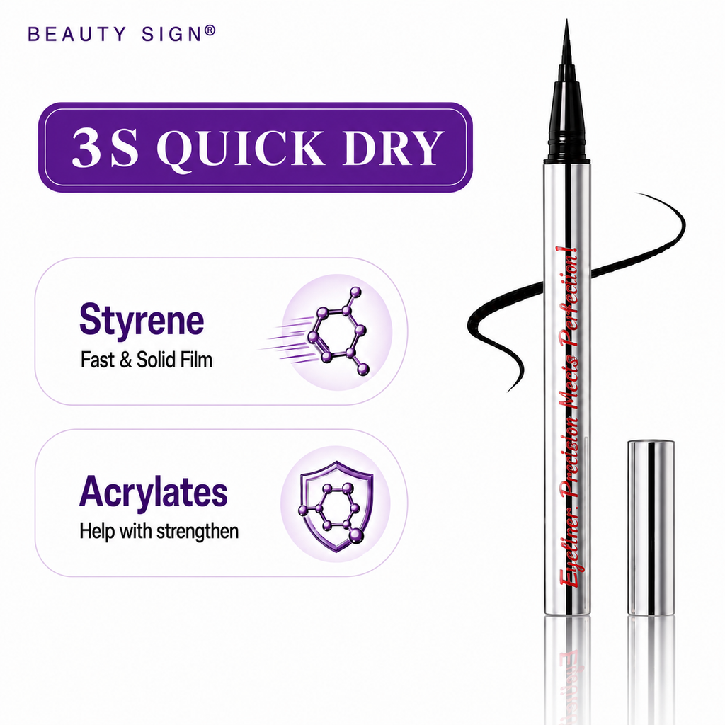 BEAUTY SIGN Long‑Lasting Eyeliner | Lightweight, smudge‑proof & waterproof. Vegan, cruelty‑free, easy‑glide texture for all‑day eye definition
