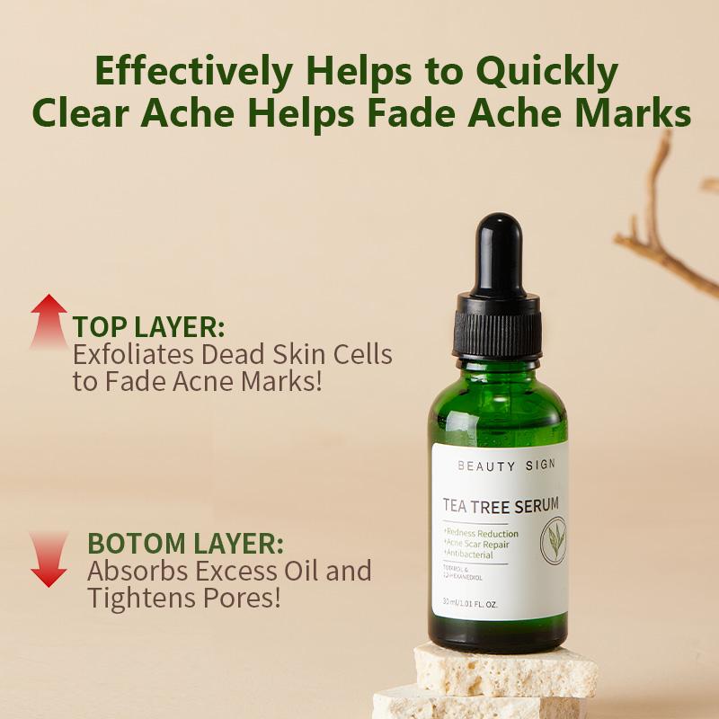 [FDA] [UK MADE] BEAUTY SIGN Anti Ageing Anti Mark & Blemish TEA TREE SERUM 30ml FOR SKIN REPAIR - SKINCARE