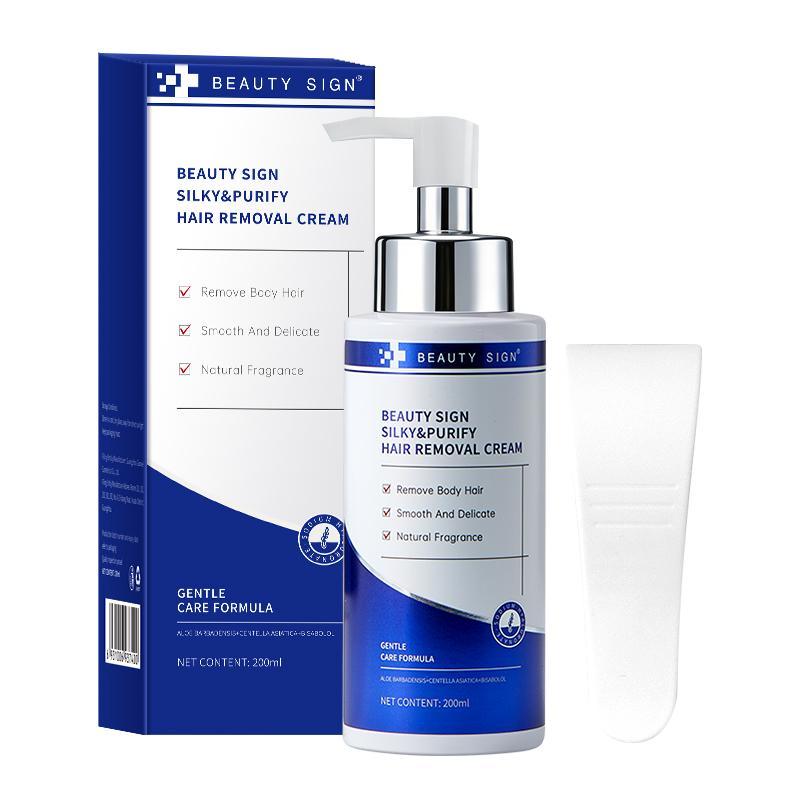 [UK MADE] BEAUTY SIGN 10MINS WOMEN BIKINI LINE &MEN'S DEPILATORY CREAM PASTE HAIR REMOVAL CREAM 200ML