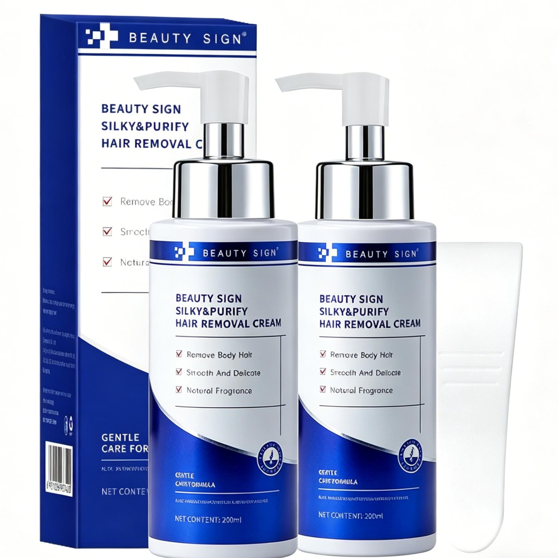 [UK MADE] BEAUTY SIGN 10MINS WOMEN BIKINI LINE &MEN'S DEPILATORY CREAM PASTE HAIR REMOVAL CREAM 200ML