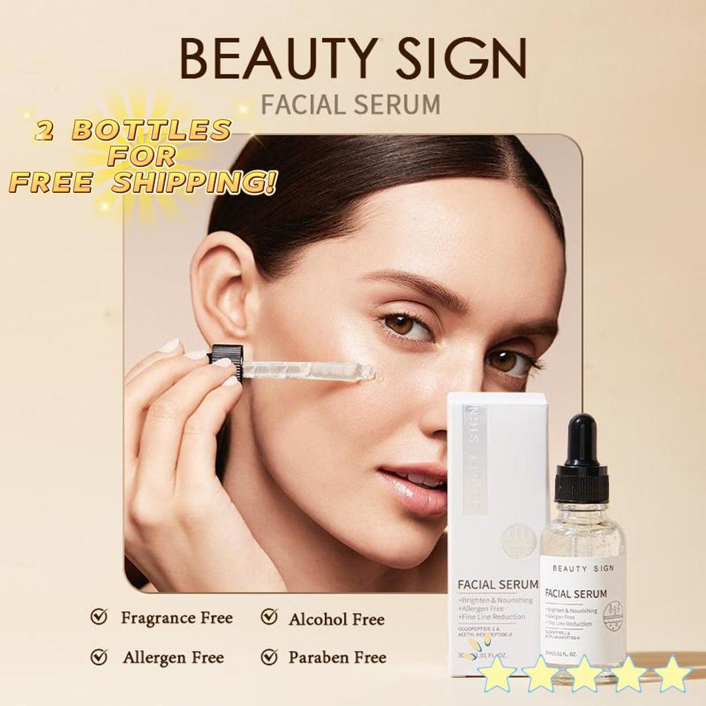 [FDA] [UK MADE] BEAUTY SIGN Anti-Ageing Blemish&Mark Wrinkle Reducing Essence Skincare Comfort-UK Made 30ml with OLGOPEPTIDE-1 & Allergen Free