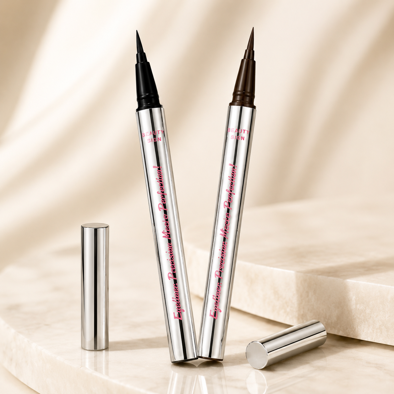 BEAUTY SIGN Long‑Lasting Eyeliner | Lightweight, smudge‑proof & waterproof. Vegan, cruelty‑free, easy‑glide texture for all‑day eye definition