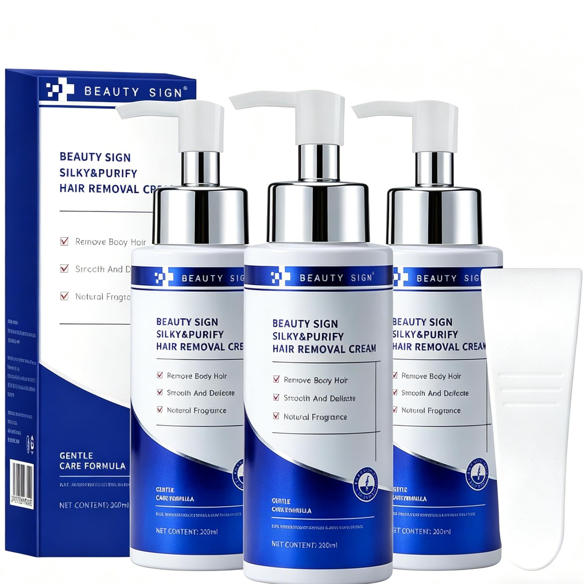 [UK MADE] BEAUTY SIGN 10MINS WOMEN BIKINI LINE &MEN'S DEPILATORY CREAM PASTE HAIR REMOVAL CREAM 200ML